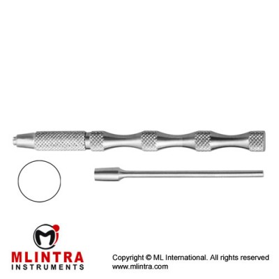 Dermal Punch Stainless Steel, 5.5 cm - 2 1/4" Diameter 10.0 mm Ø